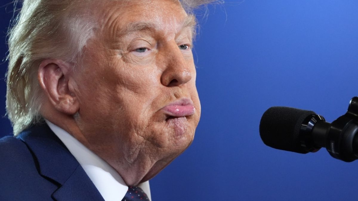 Donald Trump muss sich wieder einmal b&ouml;sen Spott gefallen lassen. (Foto)