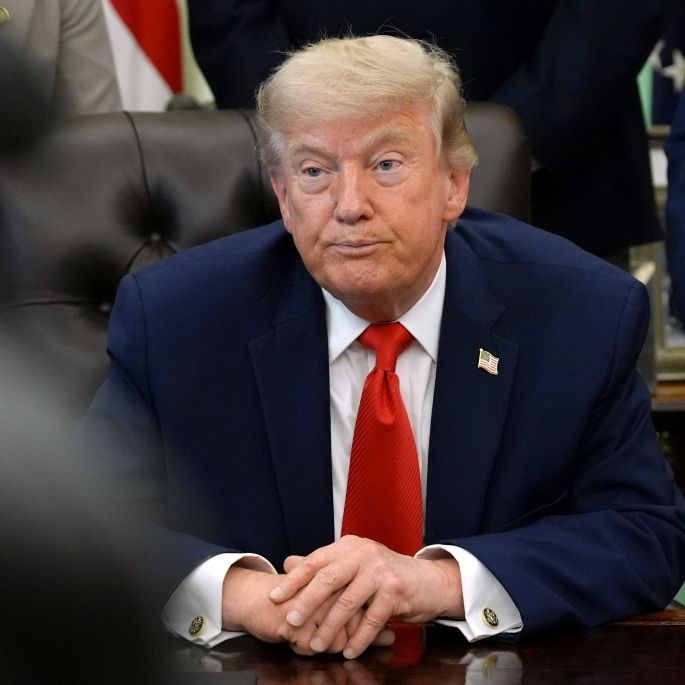 Donald Trump sorgte mit einer Antwort für Empörung.