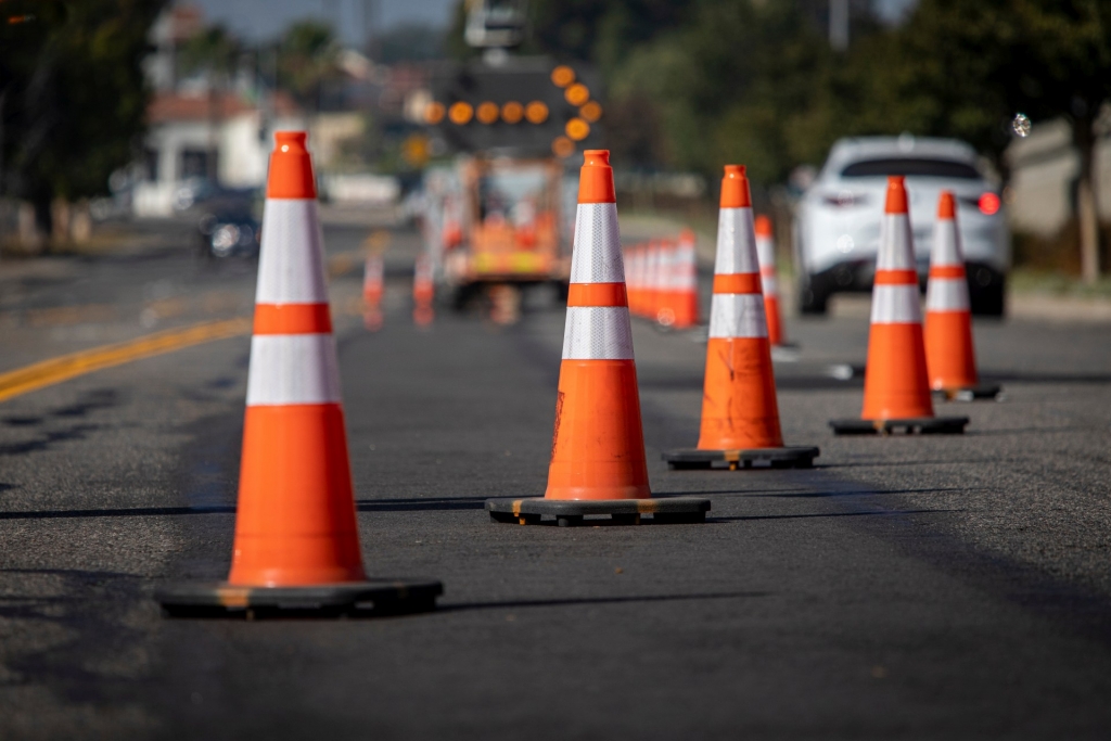 Delmenhorst Dauerbaustelle Mit Fahrbahnverengung Auf Der L875 In 