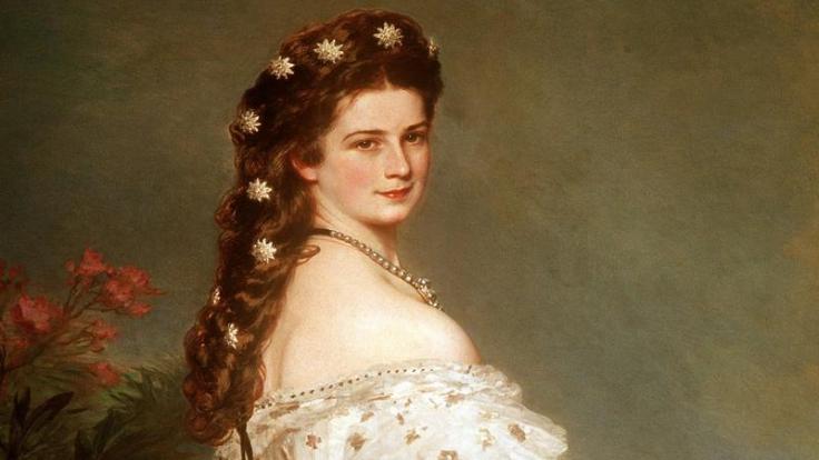 Das Ölgemälde von Franz Xaver Winterhalter zeigt die einstige Kaiserin von Österreich und Königin von Ungarn als 28-Jährige. Foto: dpa