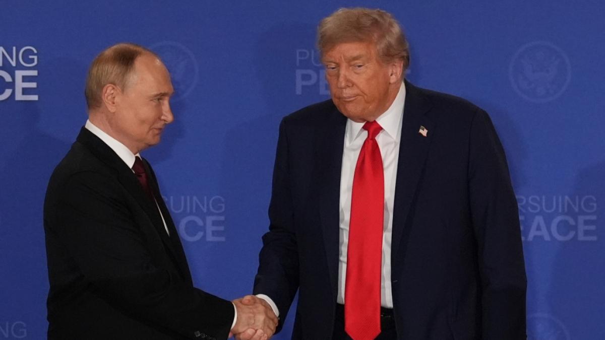 Wladimir Putin und Donald Trump haben sich im August in Alaska getroffen. (Foto)