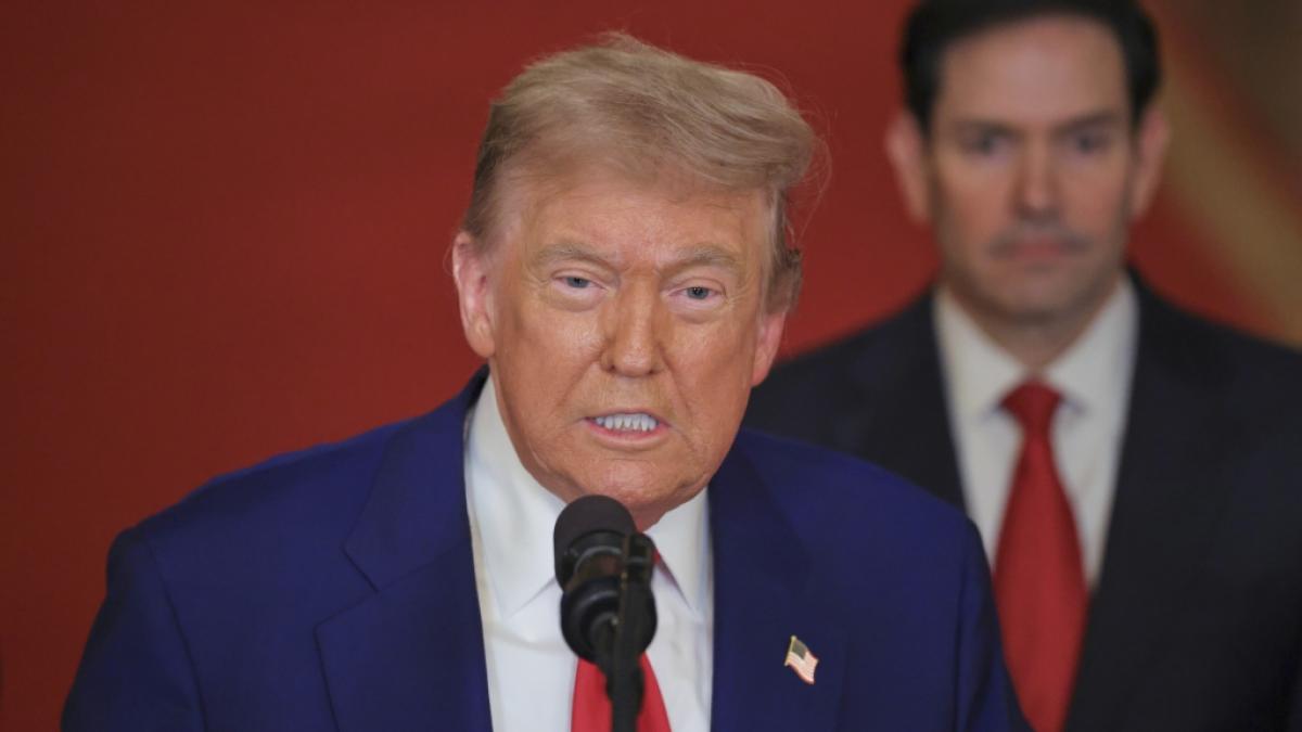 Eine Expertin hat detailliert aufgeschl&uuml;sselt, was Donald Trumps K&ouml;rpersprache preisgibt. (Foto)