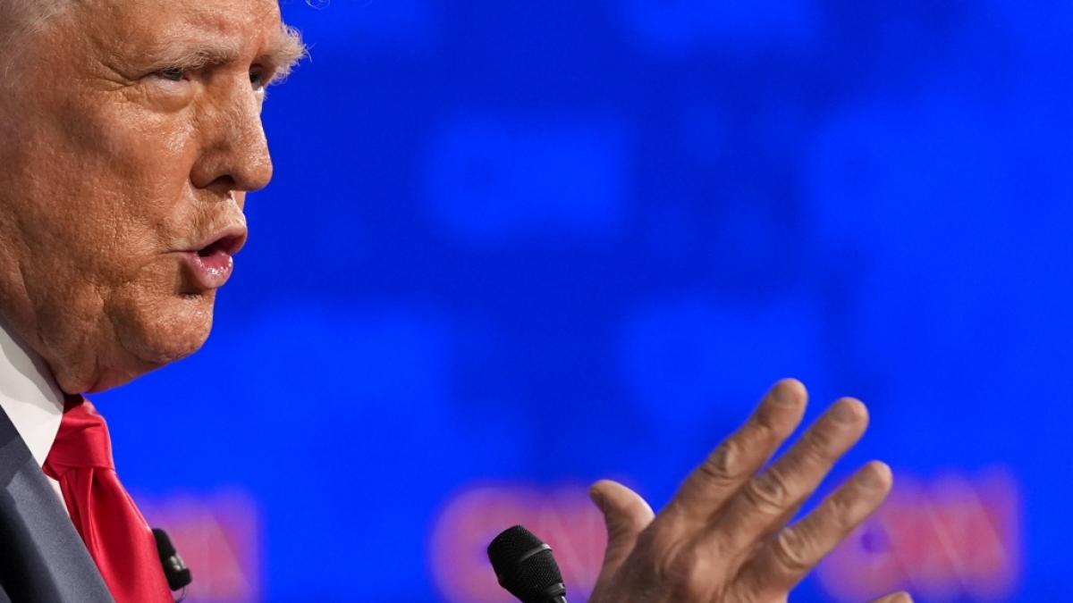 F&uuml;r seinen Kontrahenten Joe Biden hat Donald Trump keine herzlichen Worte &uuml;brig, wie ein aktuelles Video einer Schimpftirade Trumps beweist. (Foto)