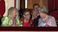 Prinzessin Margaret, hier bei einer Veranstaltung anlässlich des 100. Geburtstages von Queen Mum (li.), starb 2002 im Alter von 71 Jahren.