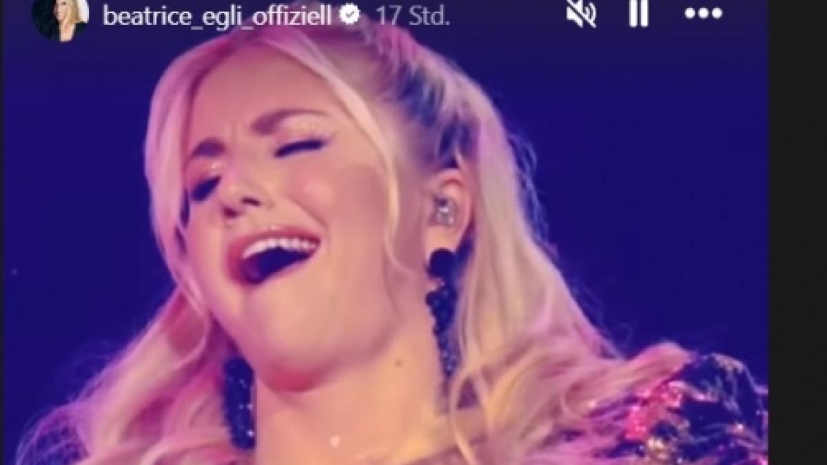 Gewagtes Outfit: Im Promo-Video zu ihrem neuen Song l&auml;sst Beatrice Egli tief blicken. (Foto)