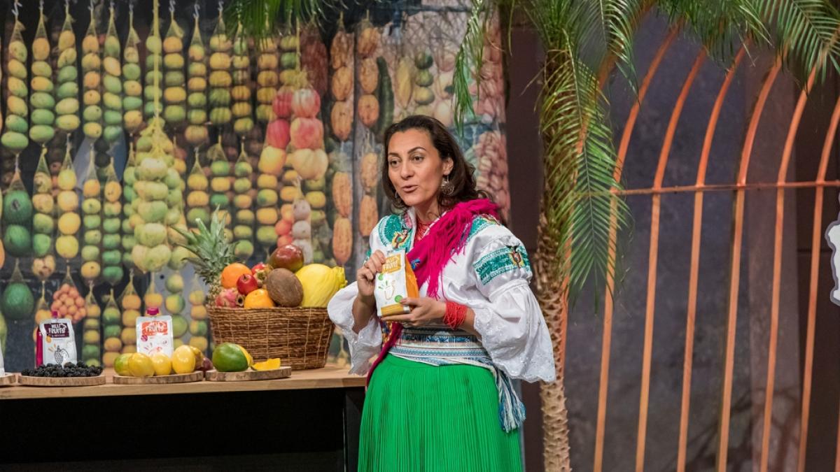 Paulina Carrera mit Hilli Fruits in der Vox-Gr&uuml;ndershow "Die H&ouml;hle der L&ouml;wen" (Foto)
