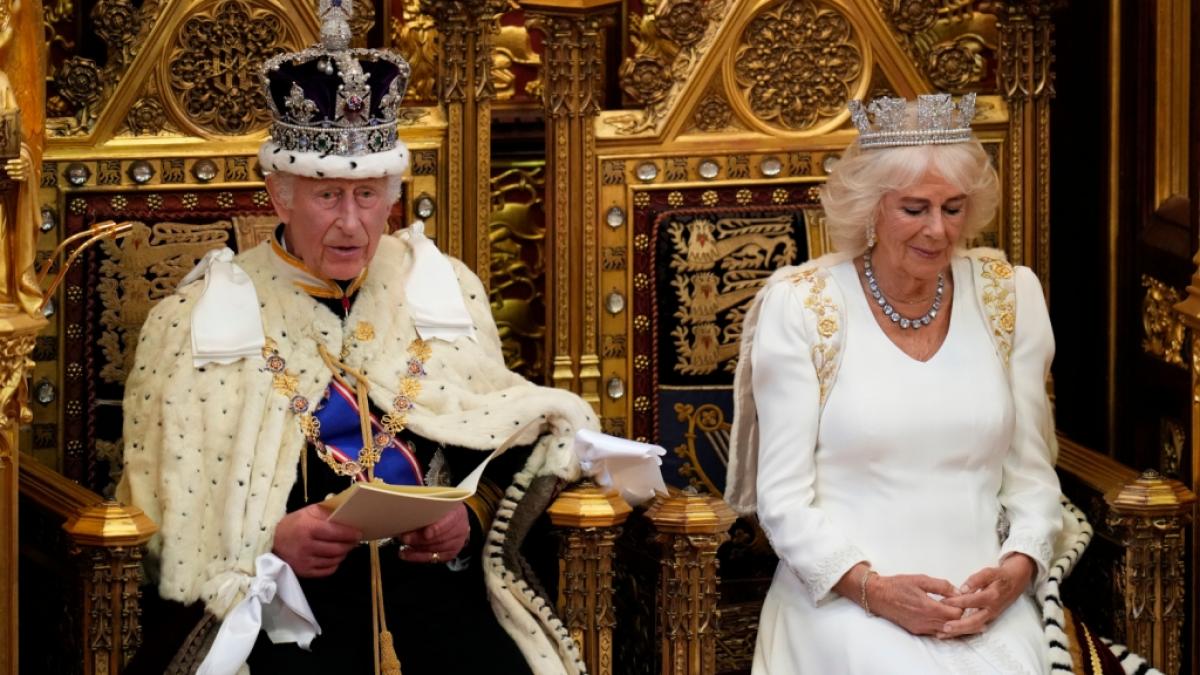 Ein arbeitsfreier Tag ist K&ouml;nigin Camilla an ihrem 77. Geburtstag nicht verg&ouml;nnt: Die K&ouml;nigsgemahlin wohnte mit K&ouml;nig Charles III. der diesj&auml;hrigen Parlamentser&ouml;ffnung bei. (Foto)