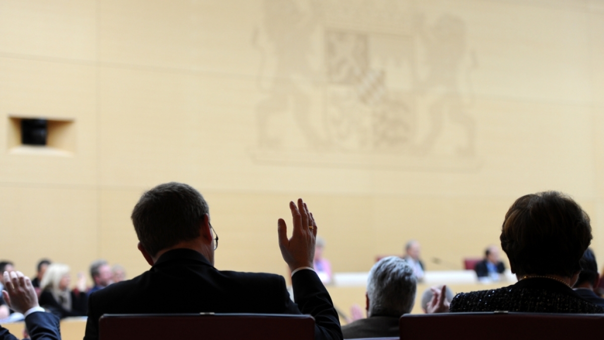 Im Bayerischen Landtag wurde namentlich abgestimmt (Symbolbild). (Foto)