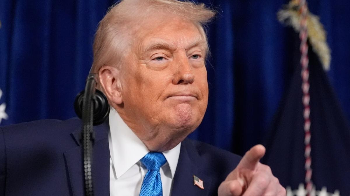 Donald Trump hat sich die Nacht am Handy um die Ohren geschlagen. (Foto)