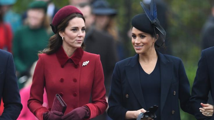 Zwischen Herzogin Kate und Meghan Markle soll der Zickenkrieg beigelegt sein.