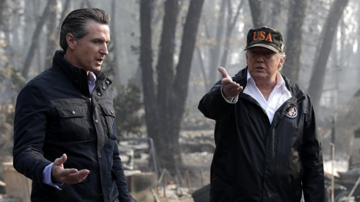 Donald Trump und den kalifornischen Gouverneur Gavin Newsom verbindet eine innige Feindschaft, die die beiden Politiker &ouml;ffentlich austragen. (Foto)
