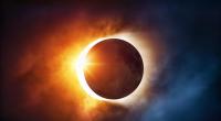 Im Februar findet eine ringförmige Sonnenfinsternis statt.