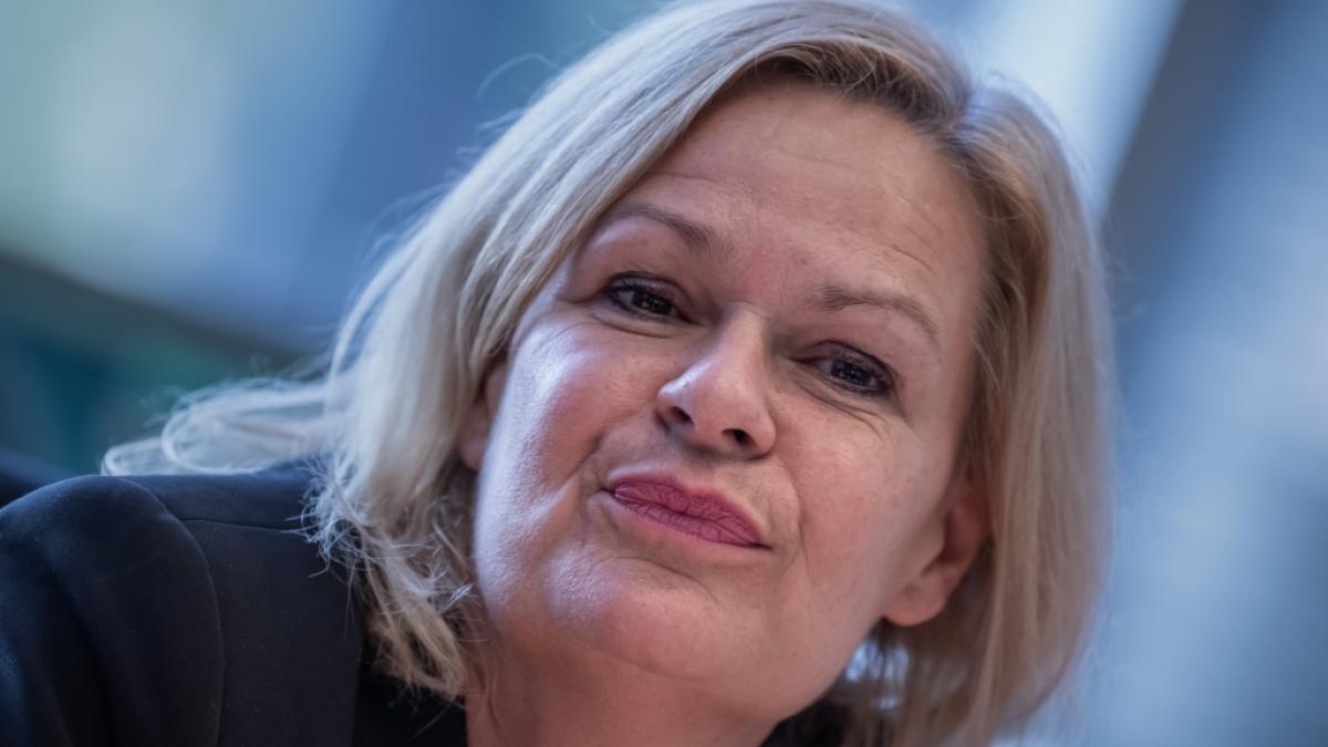 F&uuml;r SPD-Innenministerin Nancy Faeser gibt es ein weiteres Umfrage-Debakel. (Foto)