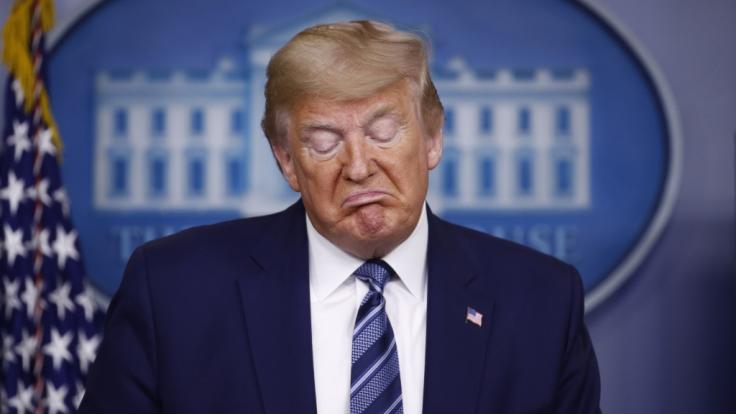 Donald Trump (Foto) will Joe Biden nicht ins Weiße Haus einziehen lassen.
