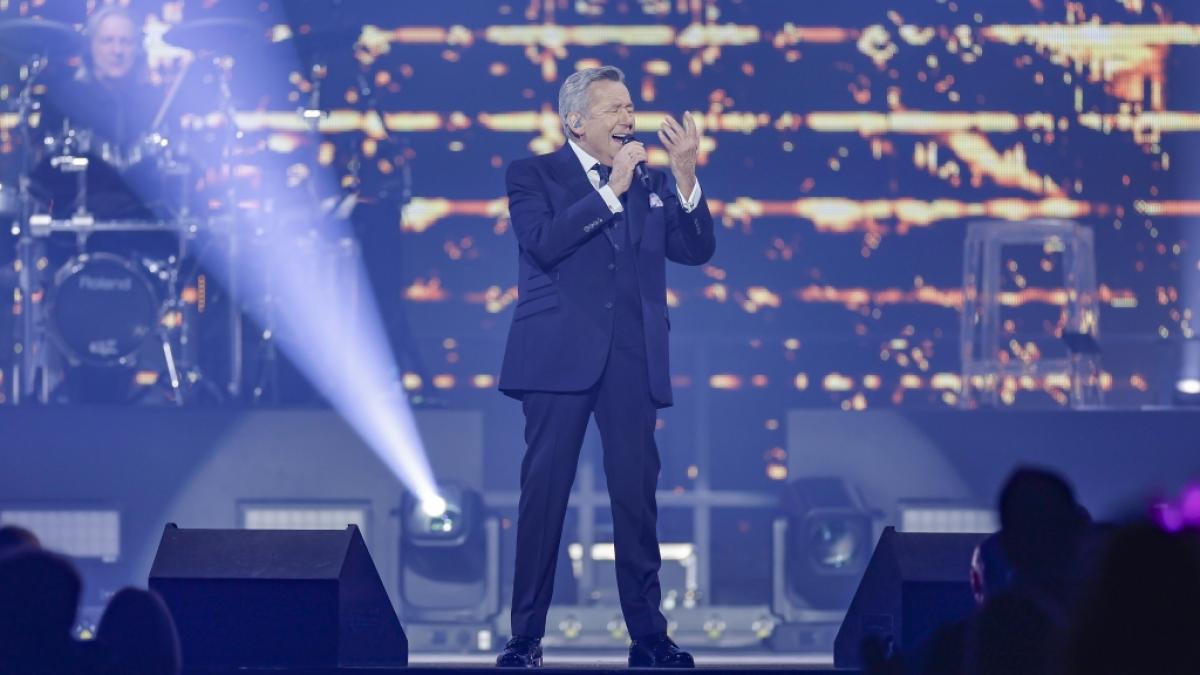 Roland Kaiser im Februar 2023 in der ARENA N&uuml;rnberger Versicherung beim Auftakt seiner Geburtstagstournee. (Foto)
