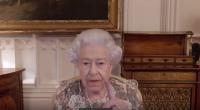 Königin Elizabeth II. die während einer virtuellen Audienz.