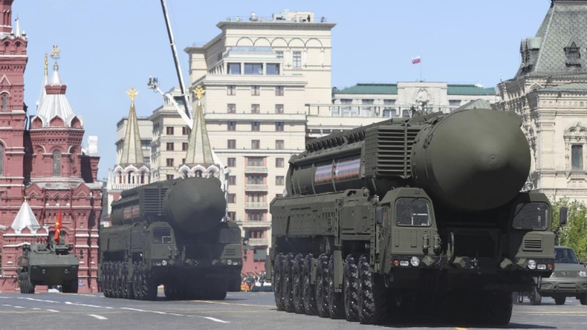 Wladimir Putin wird bei seiner Milit&auml;rparade auch den RS-24 zeigen. (Foto)