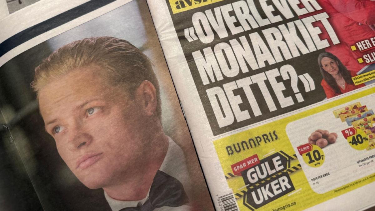 In den norwegischen Zeitungen das Thema: Der Prozess um den Sohn von Mette-Marit,&nbsp;Marius Borg H&oslash;iby (29). (Foto)