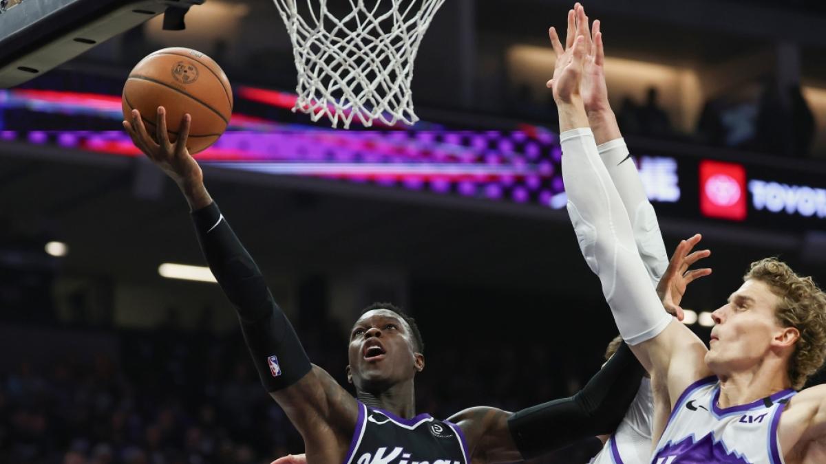 Dennis Schr&ouml;der von den Sacramento Kings legt zum Korb auf, am 25.10.2025. (Symbolbild) (Foto)