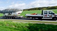Erschreckende Größenverhältnisse: Megalodon VS Transporter