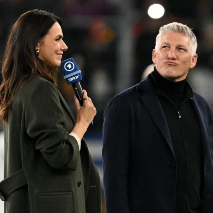 Bastian Schweinsteiger ist vergessen - für die ARD-Moderatorin zählt nur noch eins