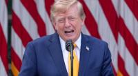 Donald Trump hatte im Rosengarten des Weißen Hauses bei einer Veranstaltung zum Schuljahresbeginn große Mühe, gegen seine Müdigkeit anzukämpfen.