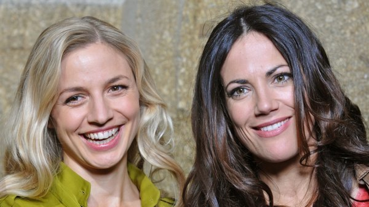 Annika Blendl (l) und Bettina Zimmermann (r). (Foto)