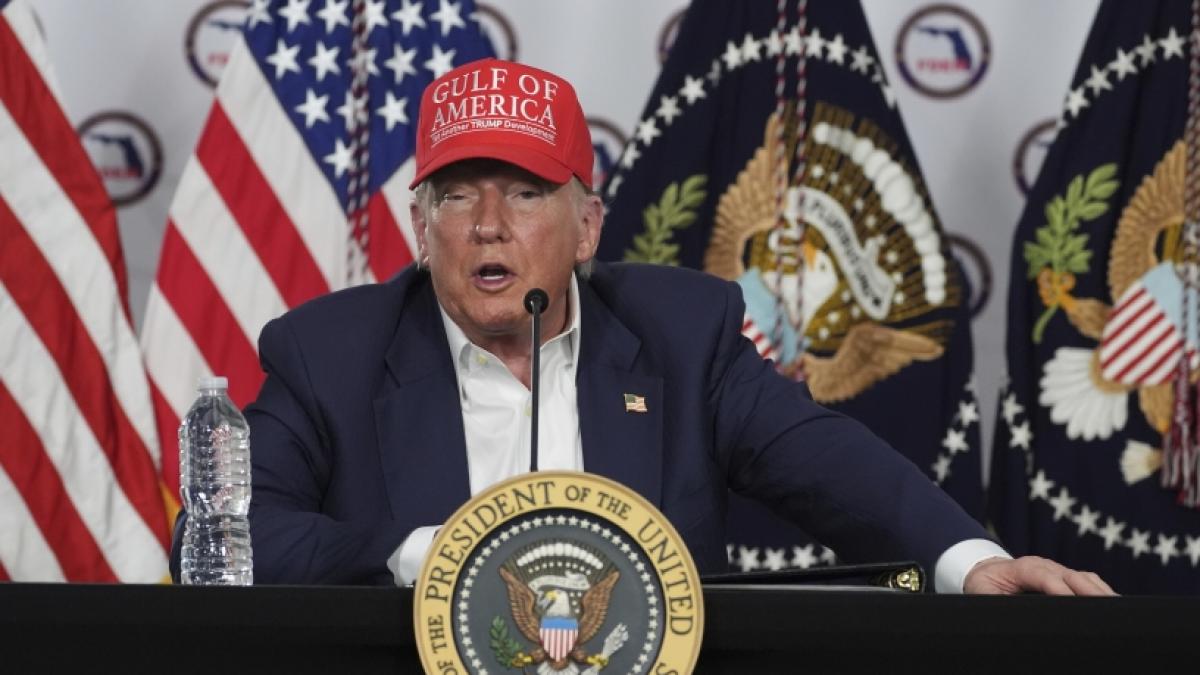 Donald Trump entsetzt wieder mit einer irren Aussage. (Foto)