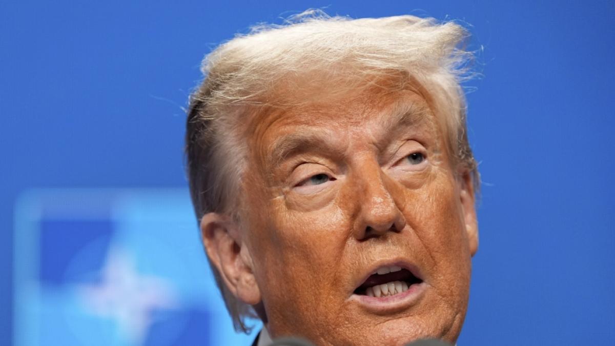 Donald Trump sprach beim Nato-Gipfel davon, dass der Iran sie warnte, bevor sie eine Milit&auml;rbasis in Katar angriffen. (Foto)