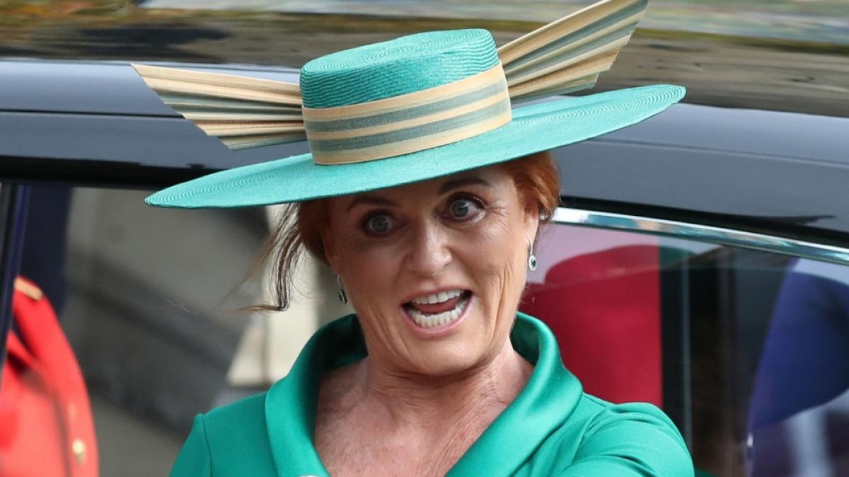 Auch mit &Uuml;60 wei&szlig; Sarah Ferguson noch, wie man's krachen l&auml;sst - bei der Hochzeit ihrer Tochter Prinzessin Eugenie beispielsweise hatte Fergie m&auml;chtig Spa&szlig;. (Foto)