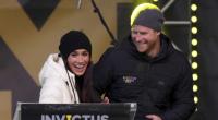 Prinz Harry und Herzogin Meghan Markle zeigen sich bei der Wilkommensfeier der Invictus Games 2025 in Vancouver.