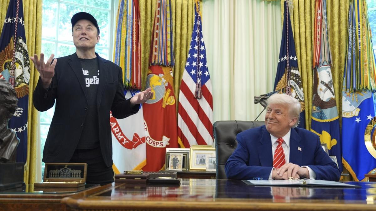 Die Zeiten der trauten Zweisamkeit sind pass&eacute;: Jetzt hat Elon Musk Donald Trump mit der angek&uuml;ndigten Gr&uuml;ndung seiner eigenen "America Party" den politischen Krieg erkl&auml;rt. (Foto)