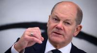 Bundeskanzler Olaf Scholz berät sich mit den Ministerpräsidenten der Länder am 6. März 2024 beim Bund-Länder-Gipfel.