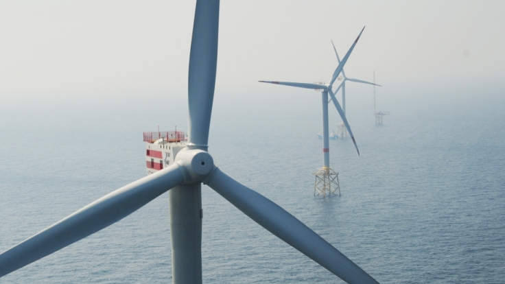 Offshore-Windparks erzeugen Ökostrom.