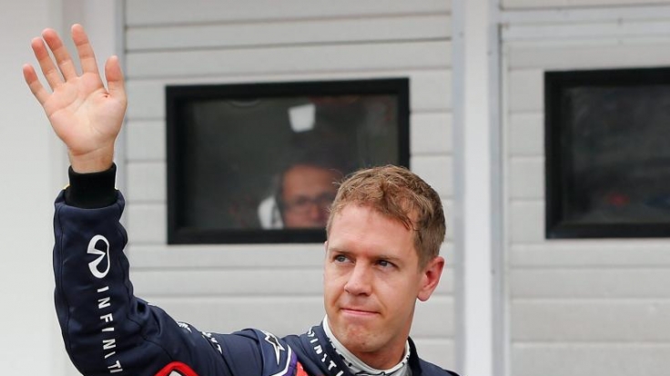 Sebastian Vettel als einziger Deutscher in der