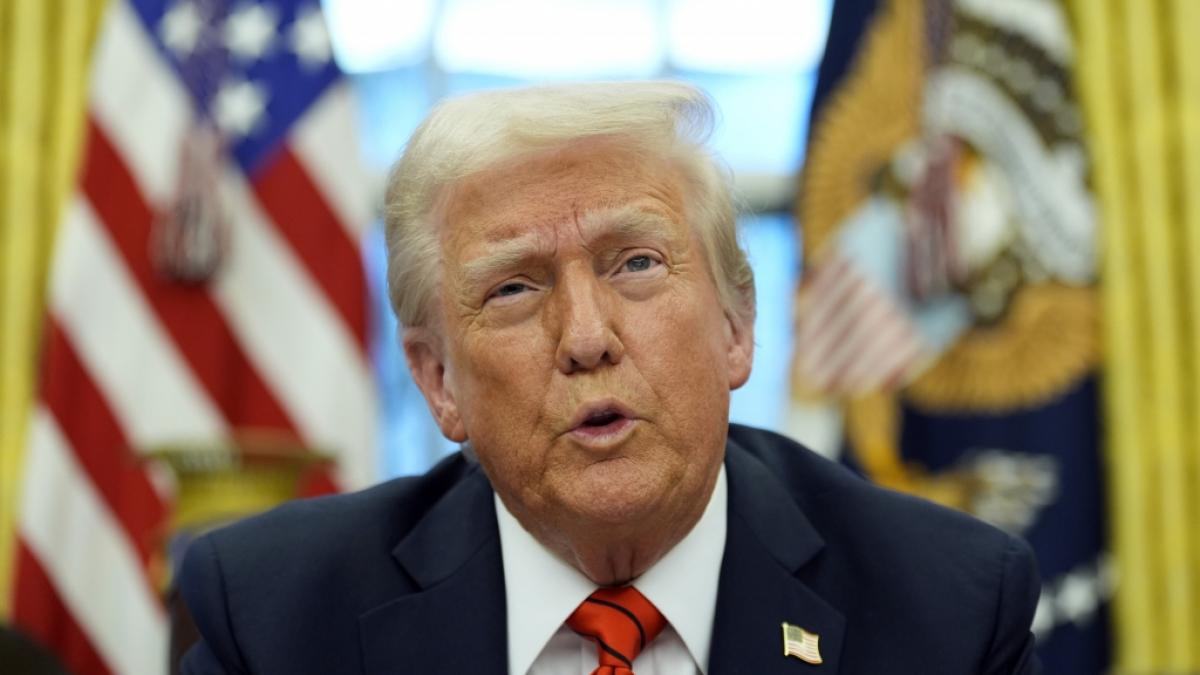 Donald Trump machte in einem neuen Interview kontroverse Aussagen zur Ukraine. (Foto)