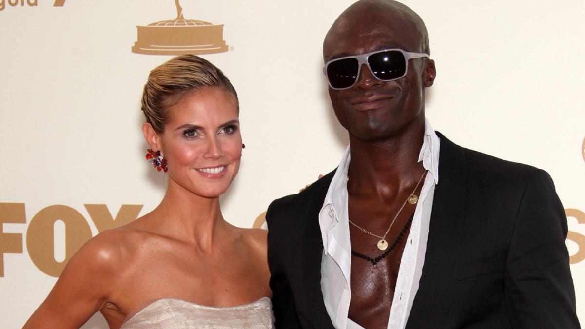 Heidi Klum und Seal bei den "Emmy Awards" 2011. (Foto)
