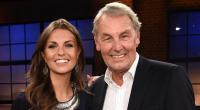 Laura Wontorra mit ihrem Vater, dem Moderator Jörg Wontorra.