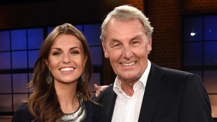 Laura Zoller mit ihrem Vater, dem Moderator Jörg Wontorra.