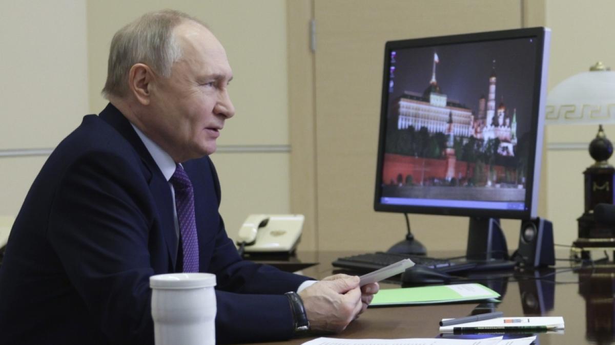Wladimir Putin musste pl&ouml;tzlich ganz schnell verschwinden. (Foto)