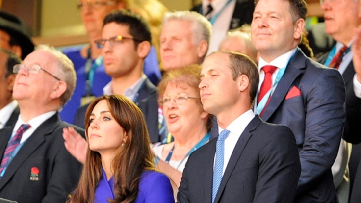Unterkühlt und unglücklich wirkten William und Kate bei der Rugby WM in London.