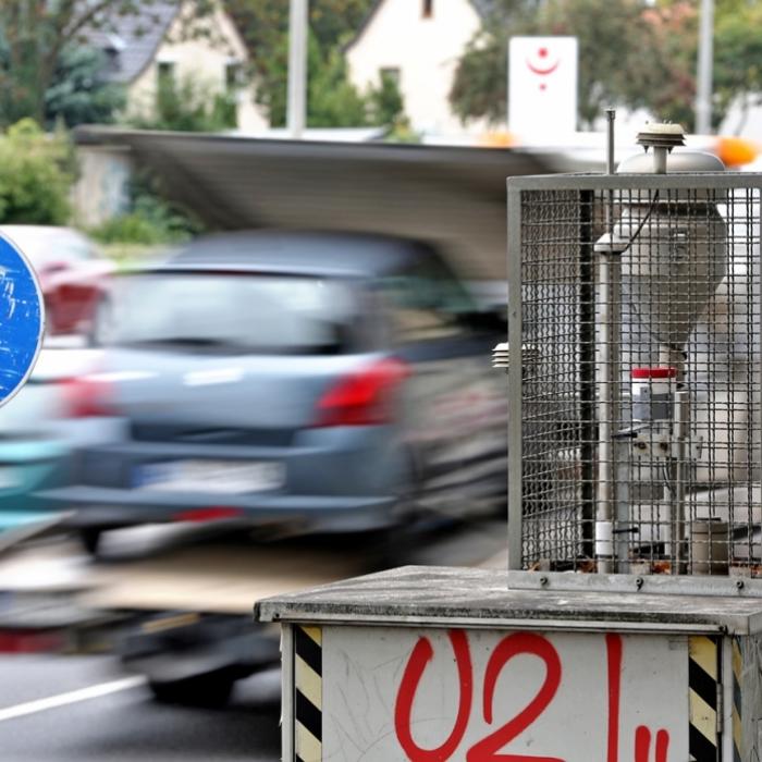 Ozon im orangen Bereich mit 148 µg/m³