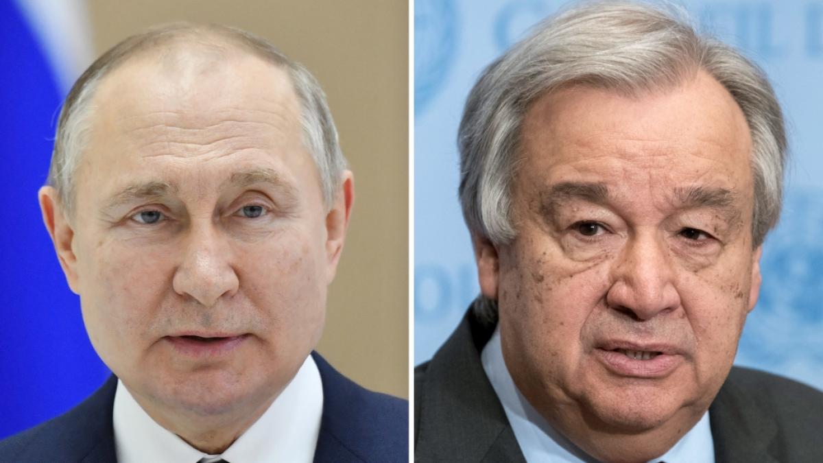 Aktuellen Berichten zufolge wird Wladimir Putin derzeit von UN-Generalsekret&auml;r Antonio Guterres umgarnt, um das Weltern&auml;hrungsprogramm der Vereinten Nationen zu retten und eine globale Hungersnot zu verhindern. (Foto)