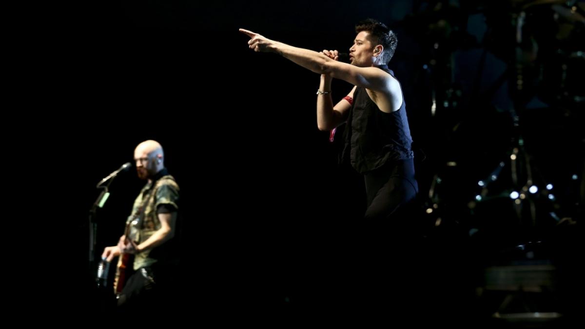 Mark Sheehan (l.) der Band The Script ist verstorben. (Foto)