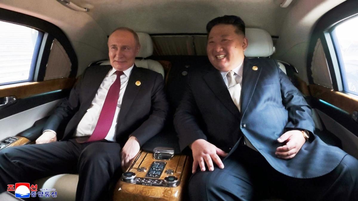 Wladimir Putin und Kim Jong Un - eine Allianz des Schreckens. (Foto)
