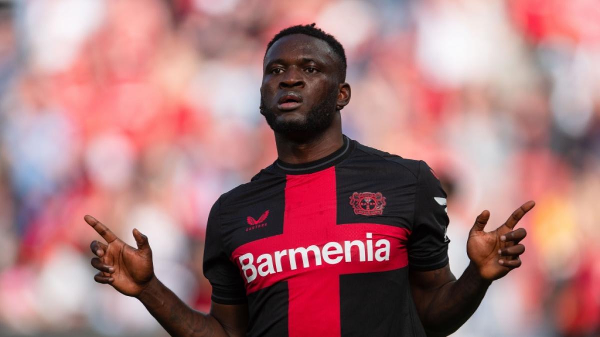 Victor Boniface geht seit der Saison 2023/24 f&uuml;r Bayer Leverkusen auf Torejagd. (Foto)