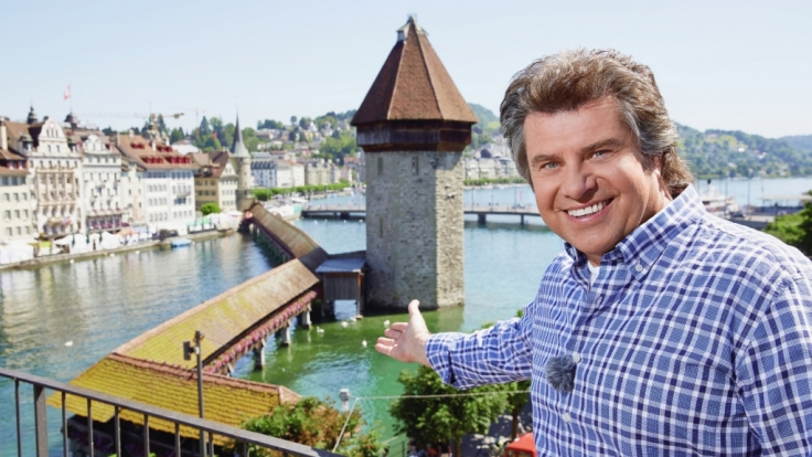 Andy Borg moderiert den Musikantenstadl diesmal am Vierwaldstättersee.