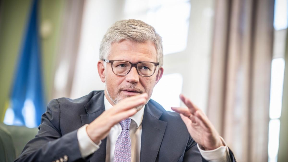 Der ukrainische Vize-Au&szlig;enminister Andrij Melnyk forderte bei "Anne Will" weitere Unterst&uuml;tzung f&uuml;r sein Land im Krieg gegen Russland. (Foto)