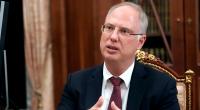 Kirill Dmitriev, Generaldirektor des russischen Direktinvestitionsfonds, gestikuliert während eines Gesprächs mit dem russischen Präsidenten Putin im Kreml.