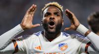Gabuns Nationalspieler Aaron Boupendza (hier im Trikot des US-Klubs FC Cincinnati) ist im Alter von nur 28 Jahren gestorben.